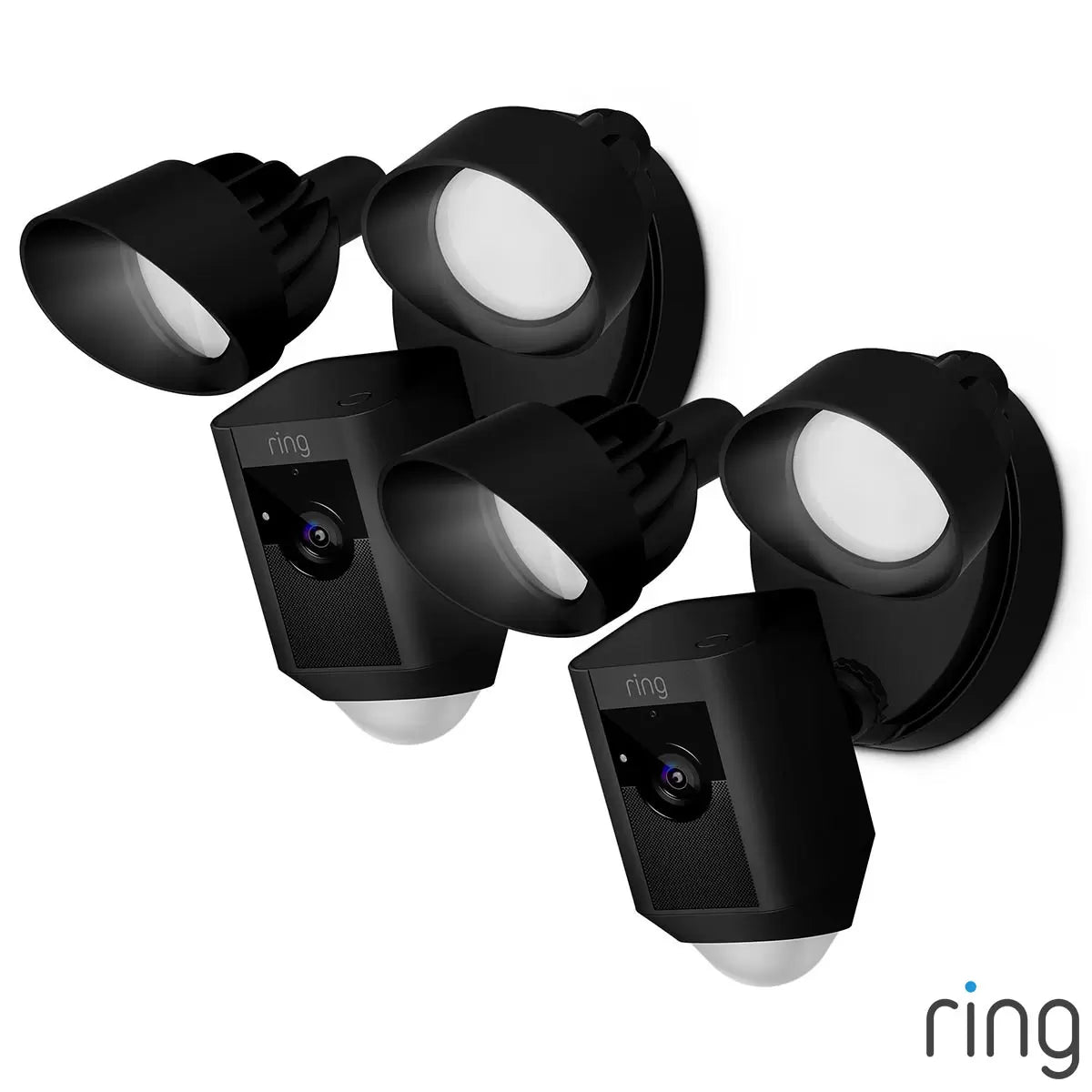 Ring Hardwired Floodlight Cam Plus in Black