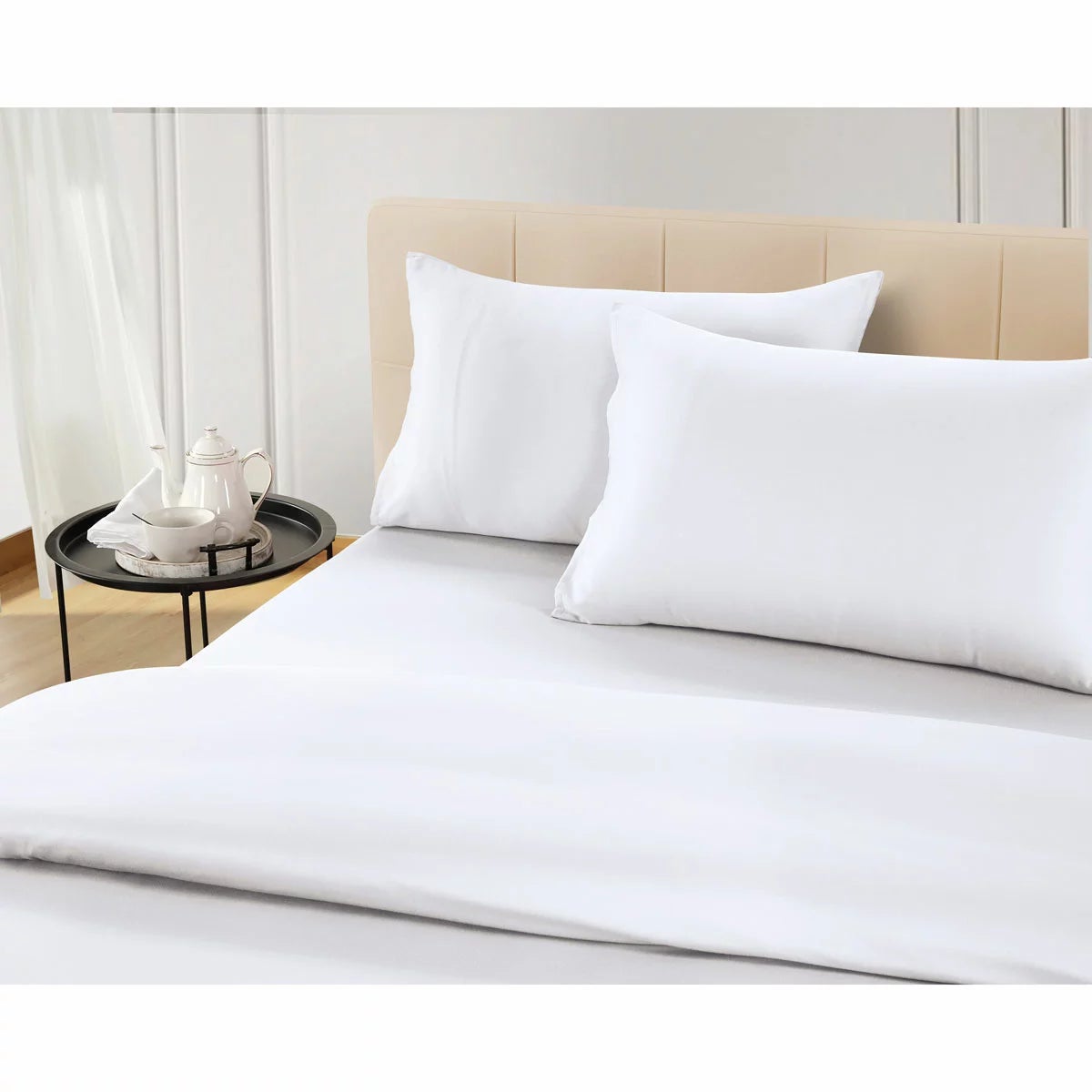 Welhome 500 Thread Count Lyocell Cotton Blend Duvet Set, King, view 15