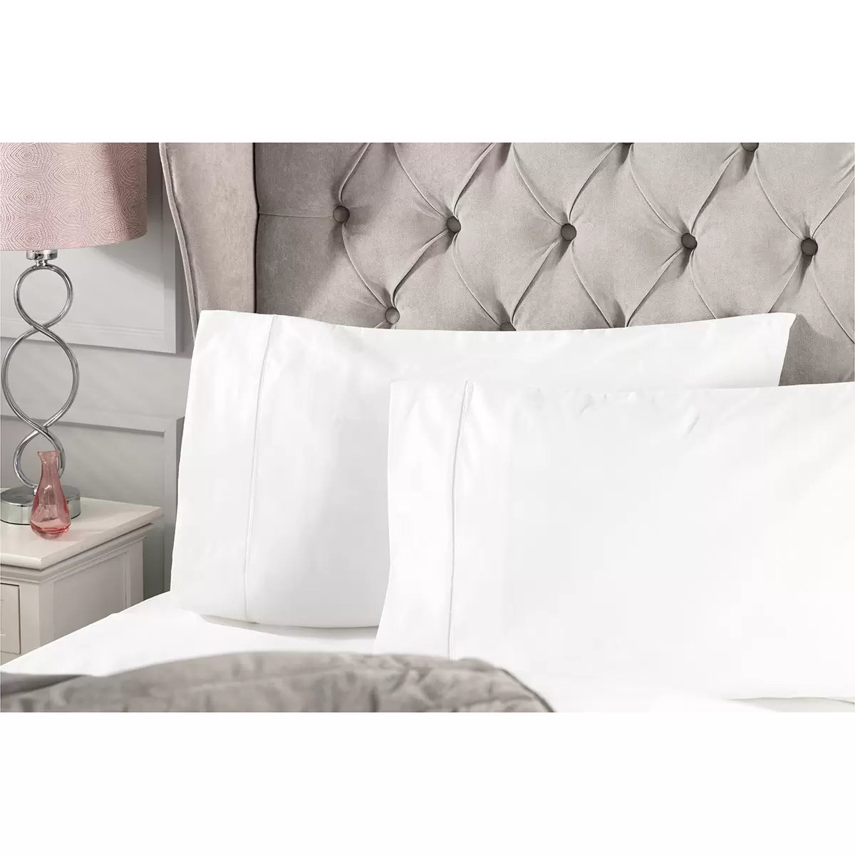 Belledorm Egyptian Cotton Sateen 1000 Thread Count Pillowcase Pair