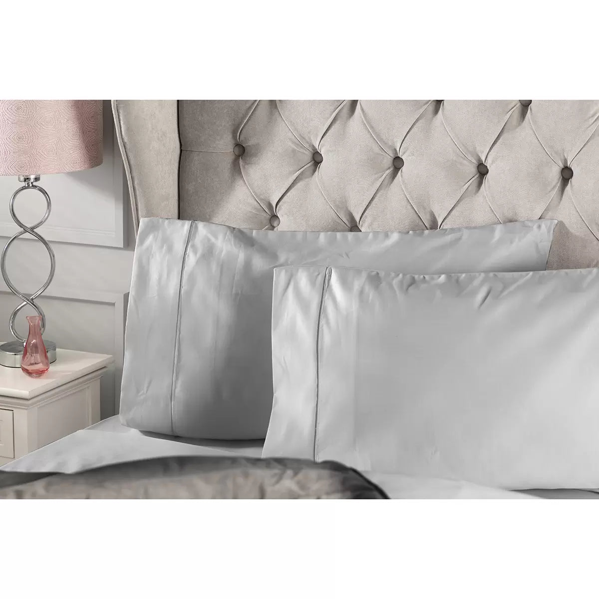 Belledorm Egyptian Cotton Sateen 1000 Thread Count Pillowcase Pair