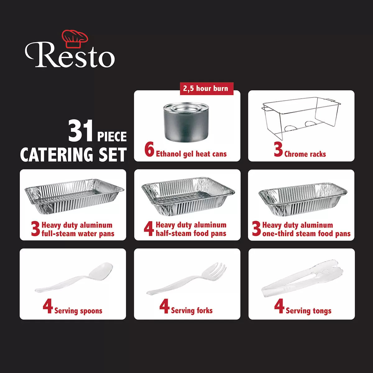 Resto 31 Piece Catering Set