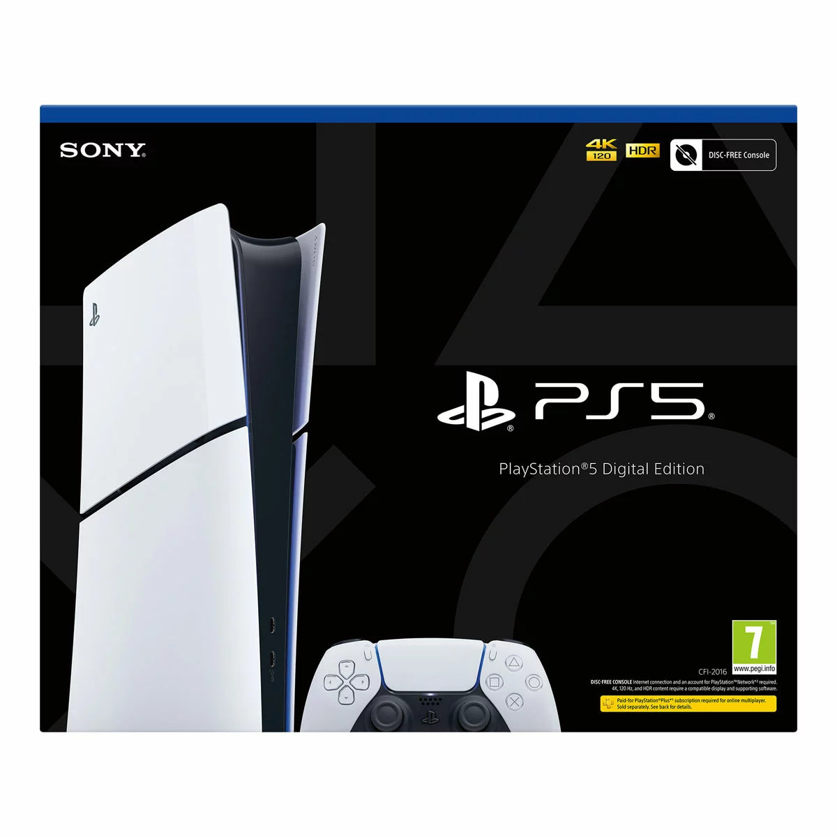 Playstation 5 Digital Edition Console 1TB in White