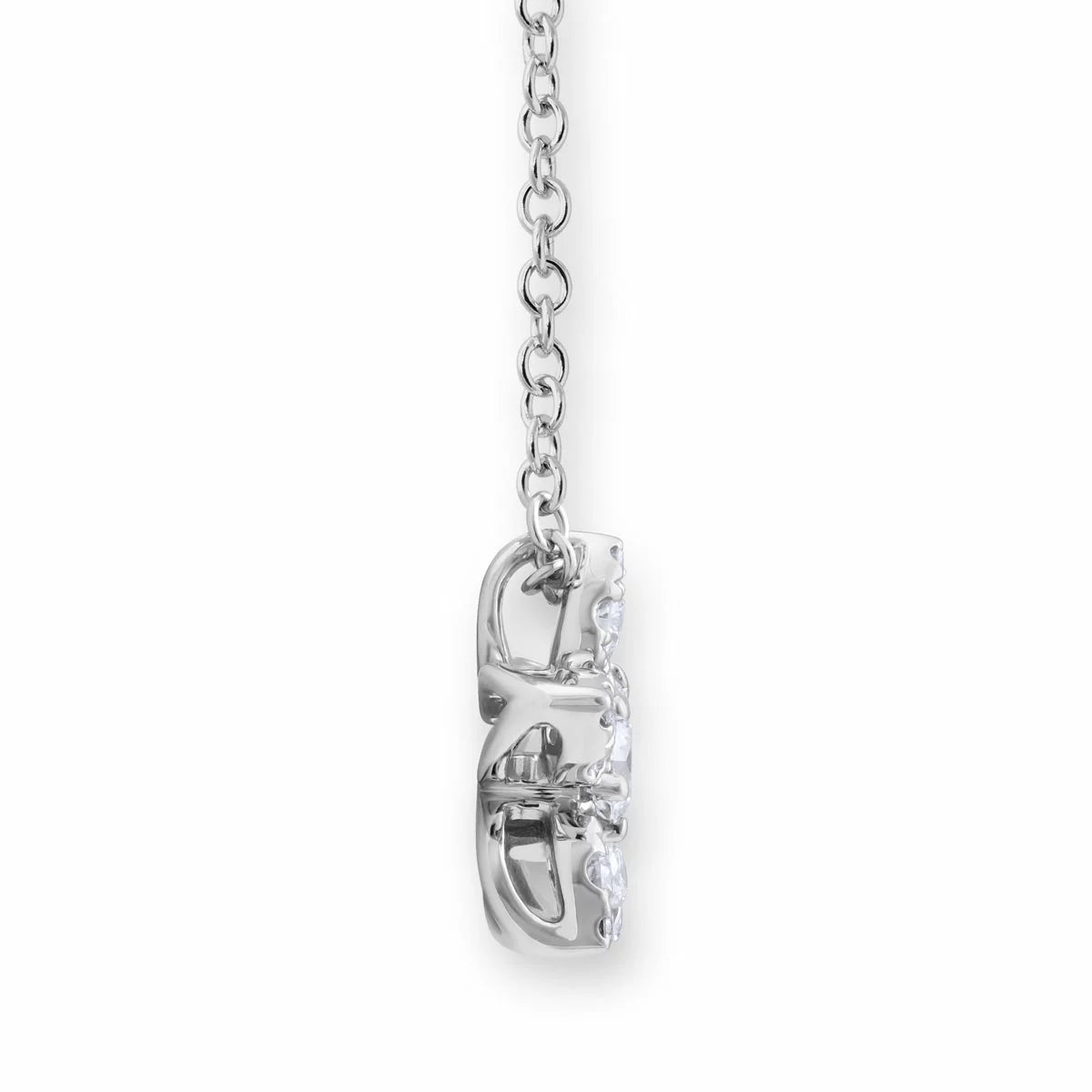 0.34ctw Round Brilliant Cut Diamond Pendant, 18ct White Gold