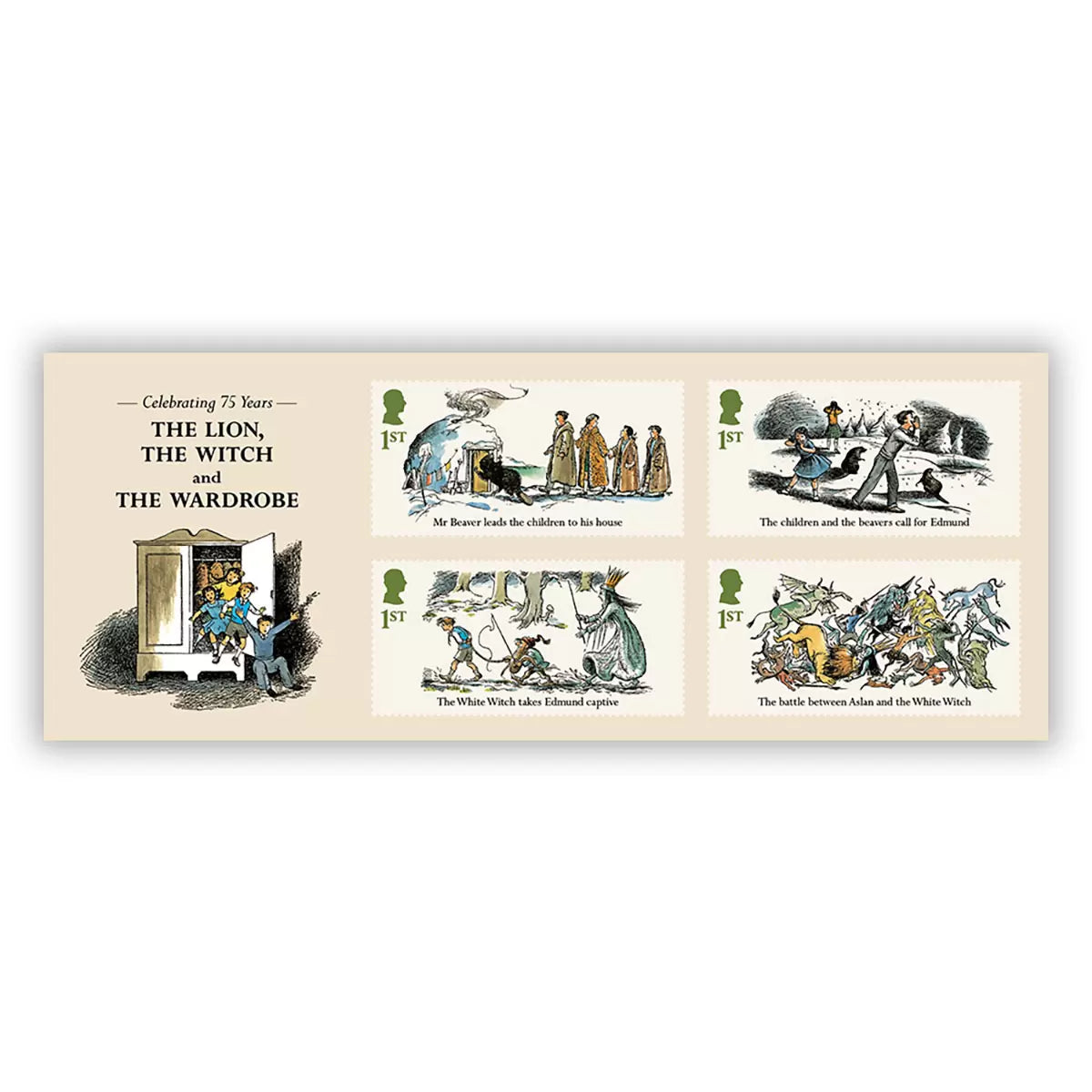 The Chronicles of Narnia Stamps & Miniature Sheet from Royal Mail®