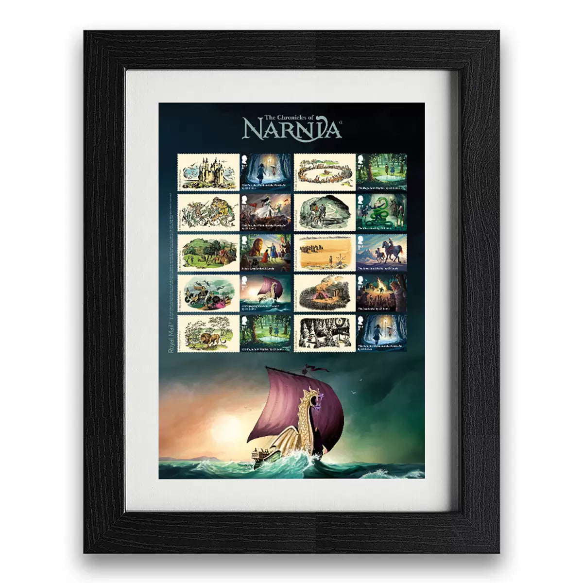 The Chronicles of Narnia Framed Stamp Collectors Sheet from Royal Mail®