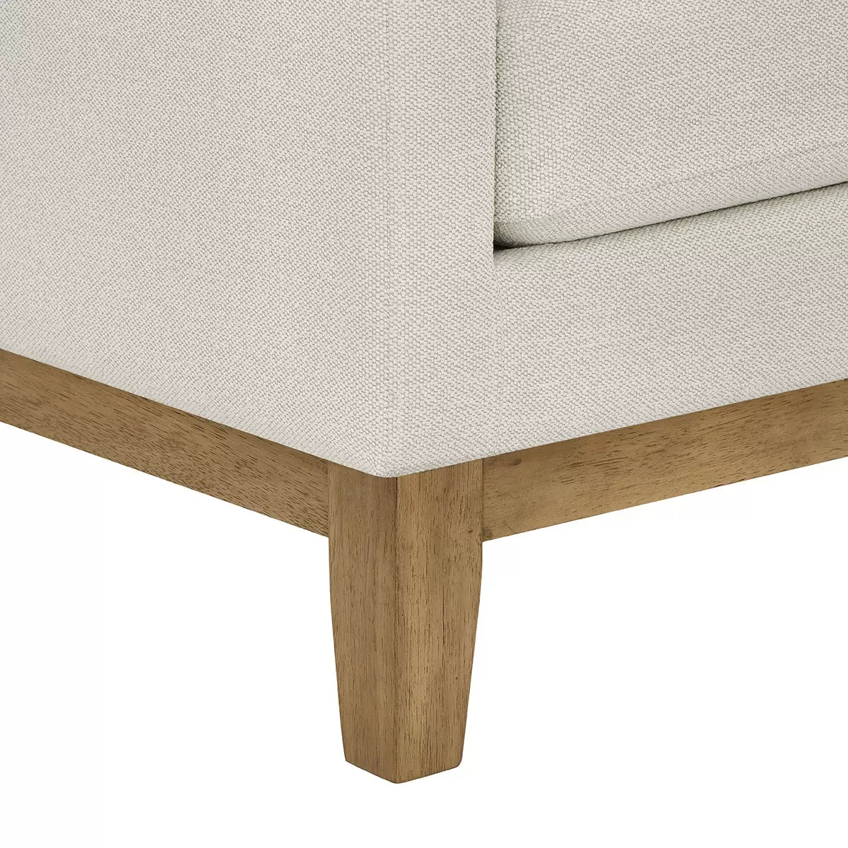 Henredon Murphy Cream Fabric Corner Sofa with Reversible Chaise