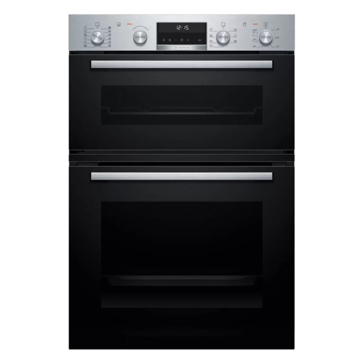 Bosch Series 6 MBA578BS7B Built In Double Electric Oven, A Rated in Silver