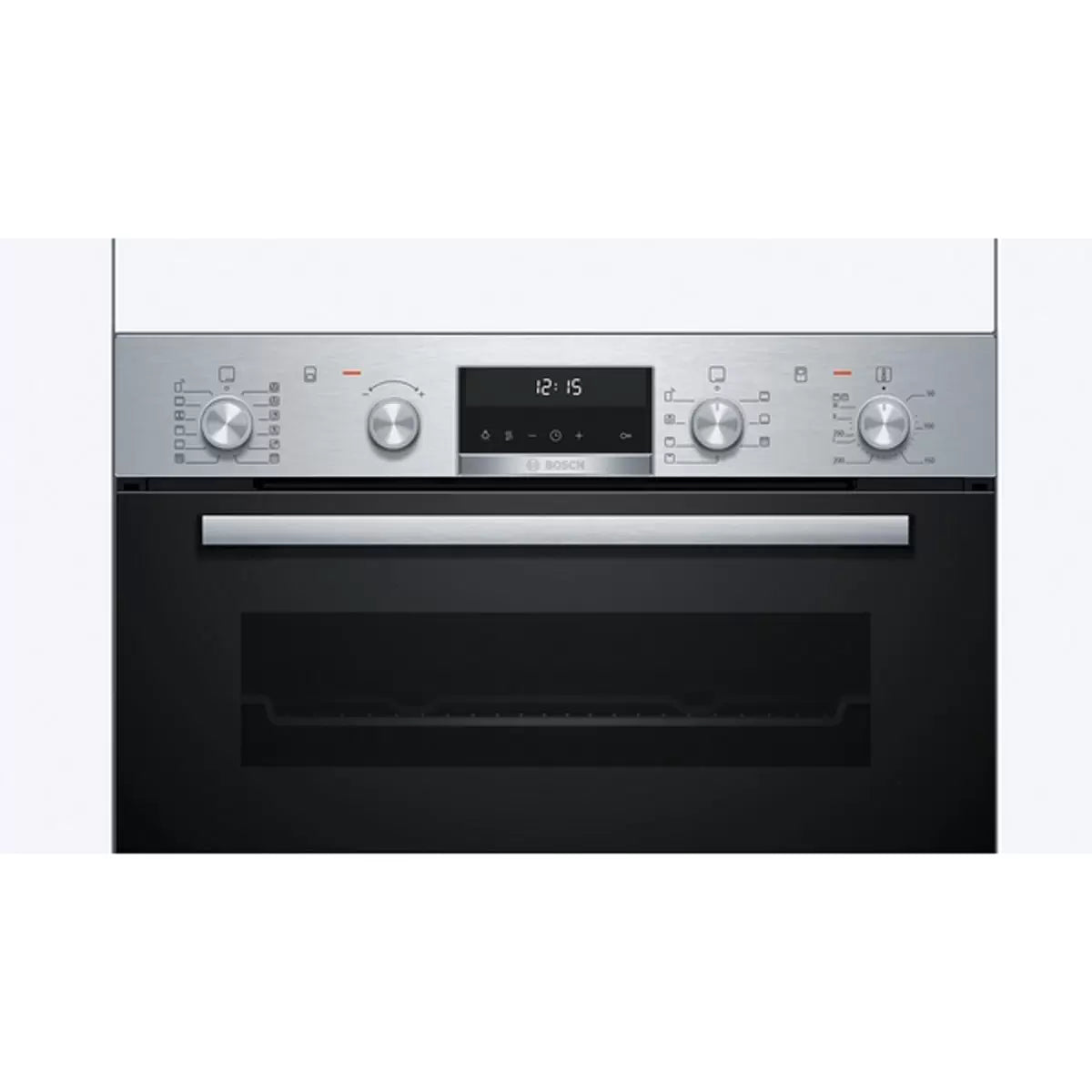 Bosch Series 6 MBA578BS7B Built In Double Electric Oven, A Rated in Silver
