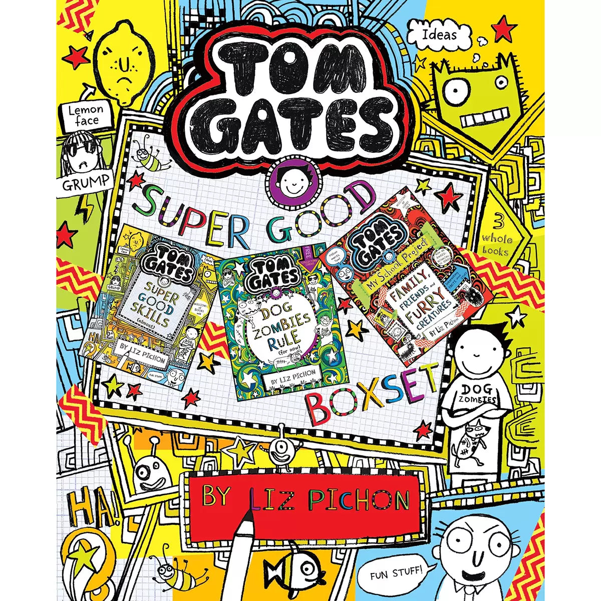 Tom Gates Refreshed x3 Book Collection