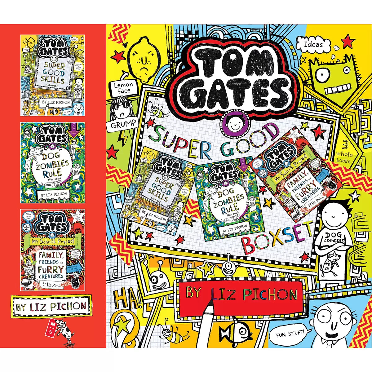 Tom Gates Refreshed x3 Book Collection