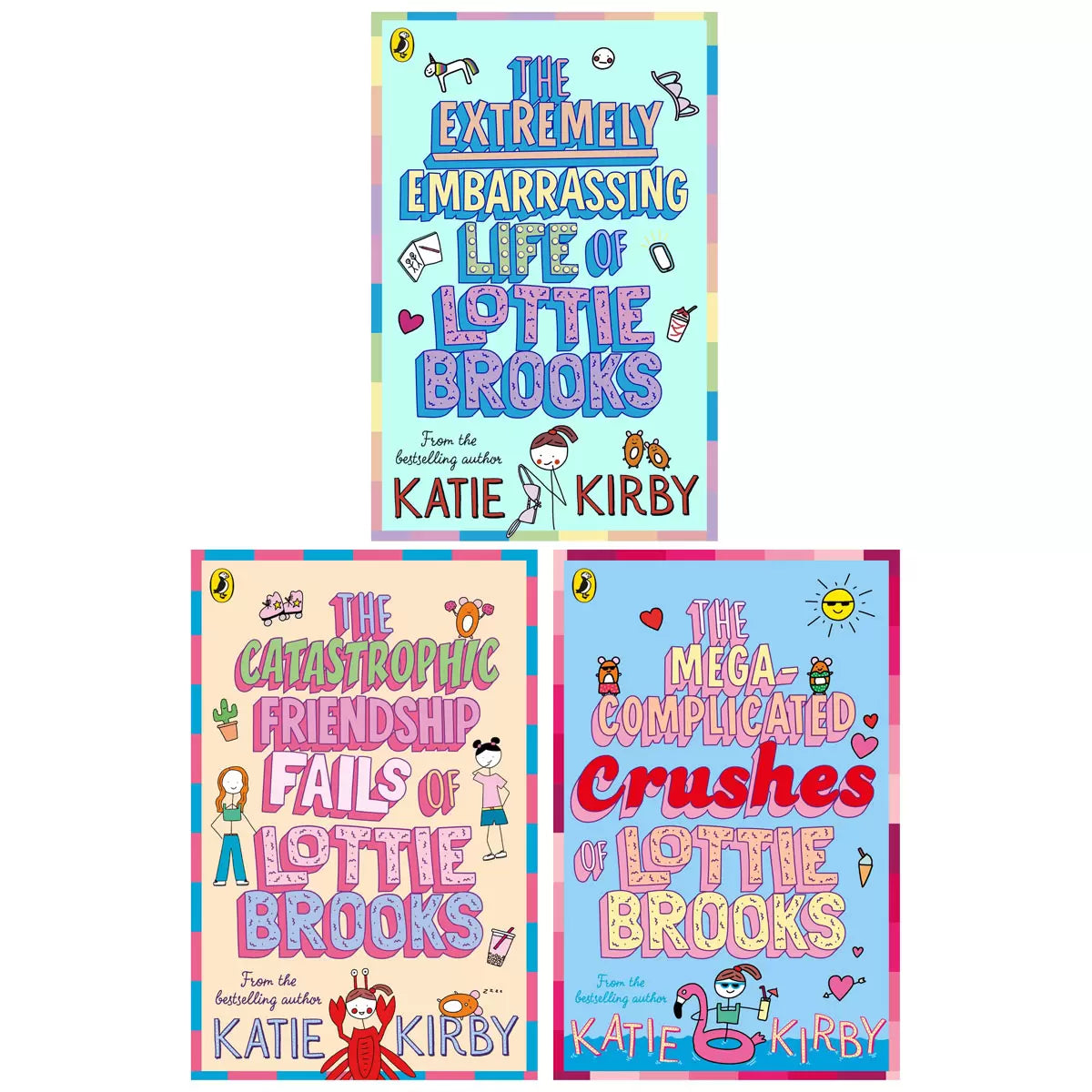 The Extremely Embarrassing World of Lottie Brooks x3 Book Collection