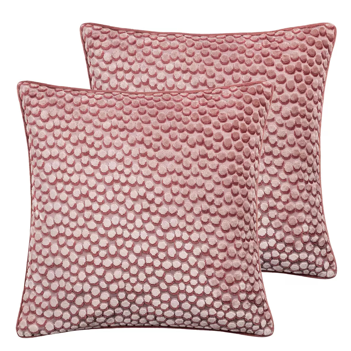 Furn Lanzo Velvet Feather Fill Cushion 2 Pack, 45 x 45 cm