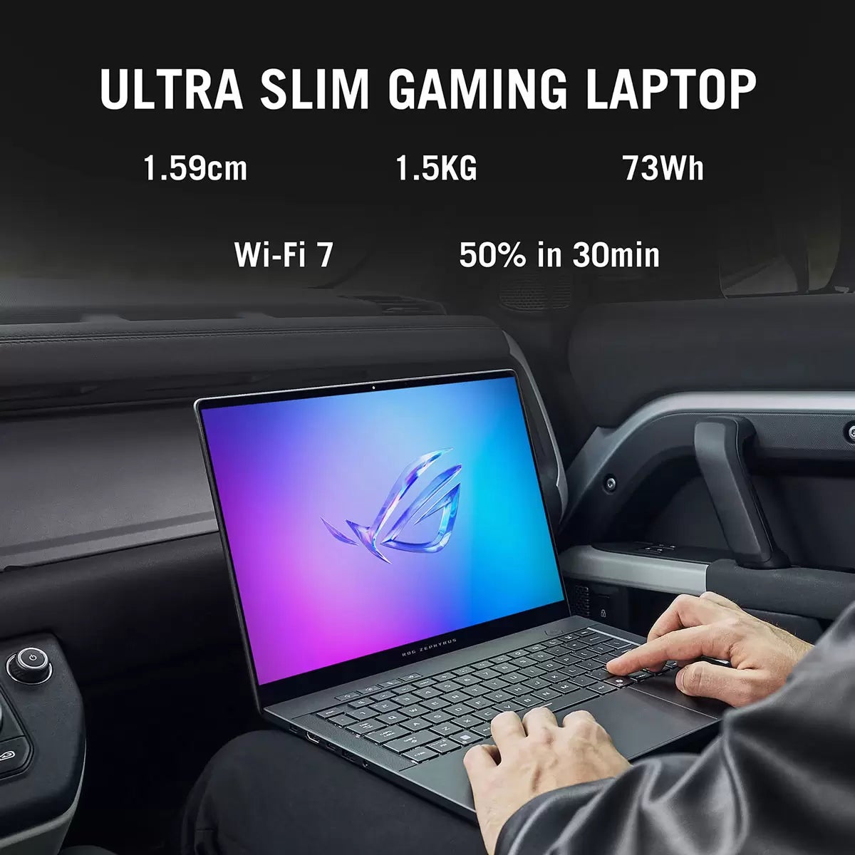 ASUS ROG Zephyrus G14, AMD Ryzen 9, 32GB RAM, 1TB SSD, NVIDIA GeForce RTX 5070, 14 Inch Gaming Laptop, GA403UP-QS005W, view 2