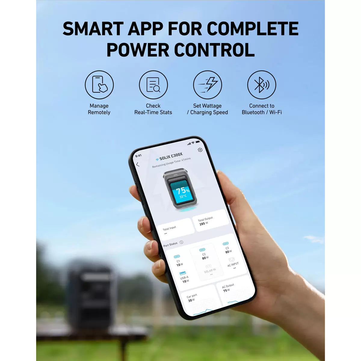 Anker Solix C300X AC Portable Power Station