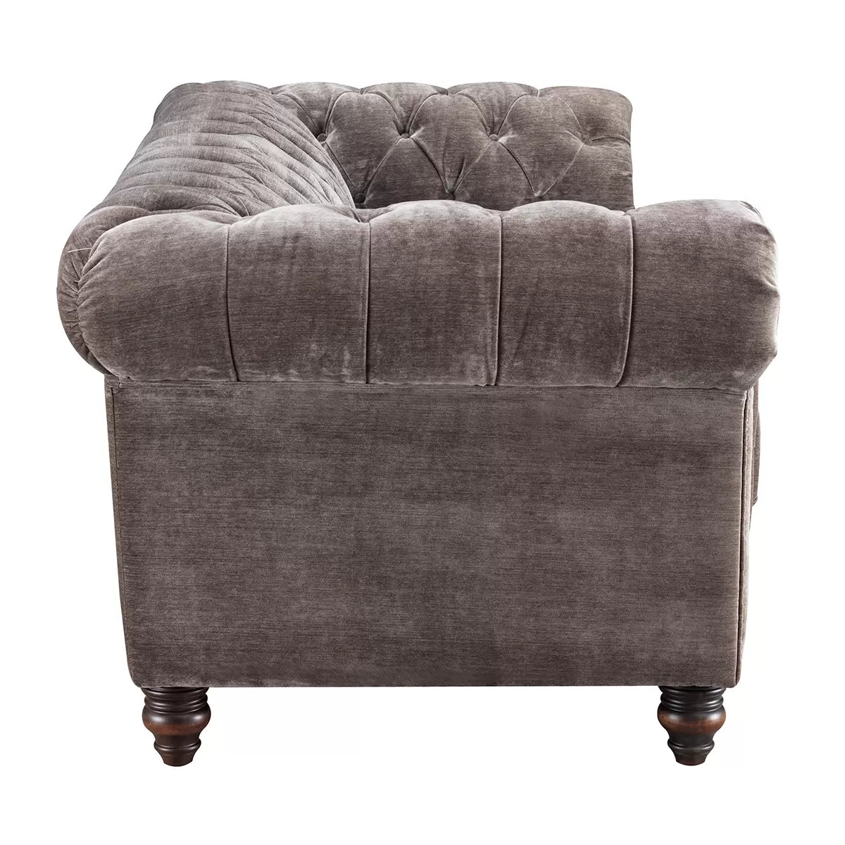 Allington 2 Seater Grey Fabric Chesterfield Sofa
