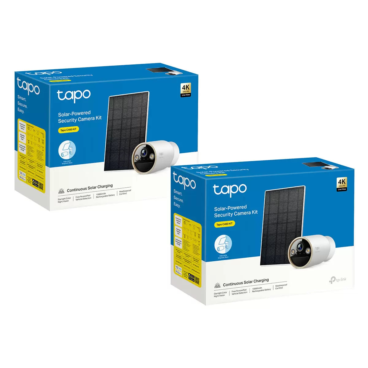 TP-Link Tapo C460KIT 4K 8MP Solar-Powered Security Camera Kit