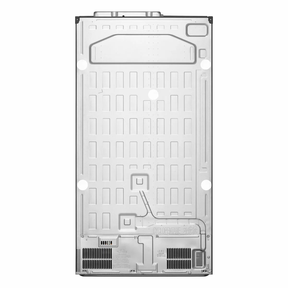 LG GSVV80PYLL Side by Side Fridge Freezer with InstaView in Stainless Steel
