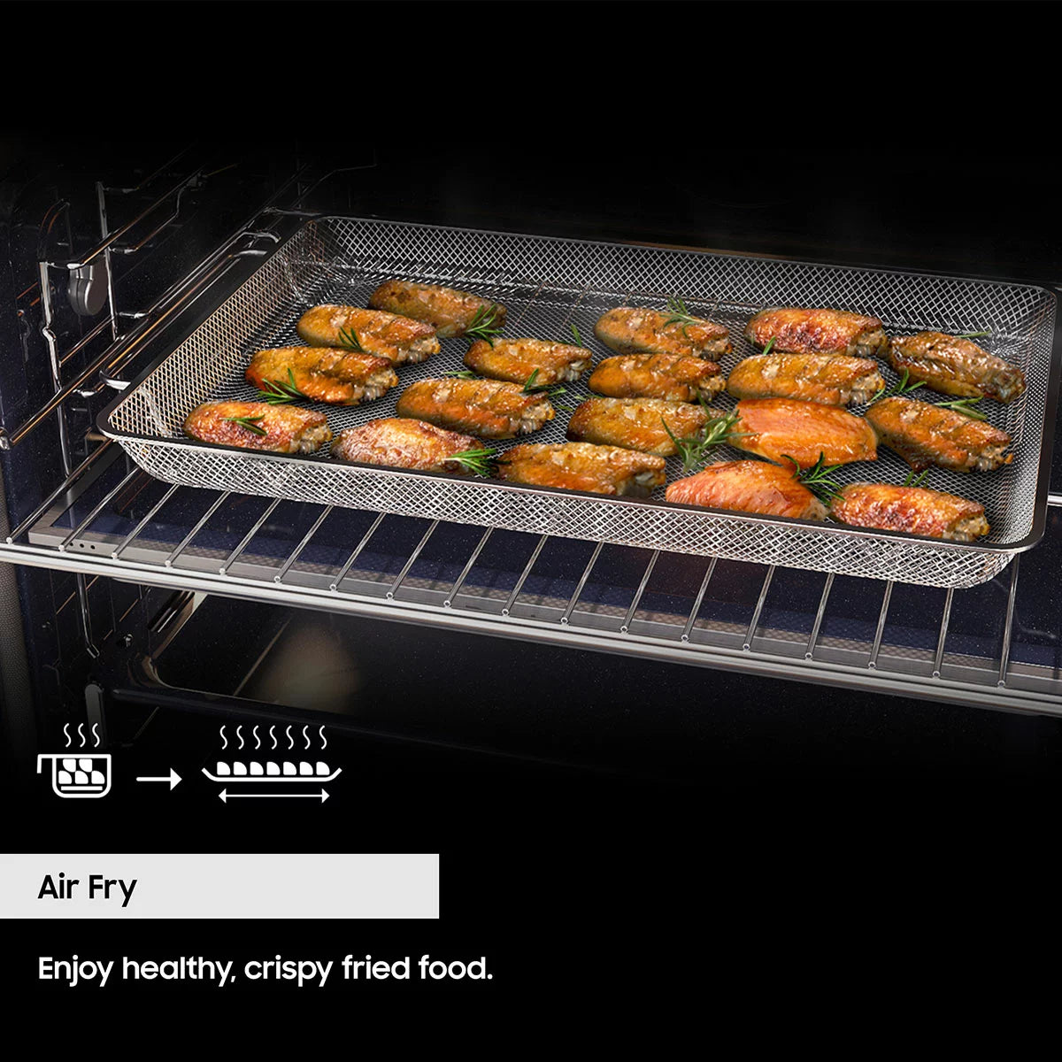 Samsung Series 5 Microwave Combi NQ5B5763DBK/U4 50L Smart Compact Oven, Clean