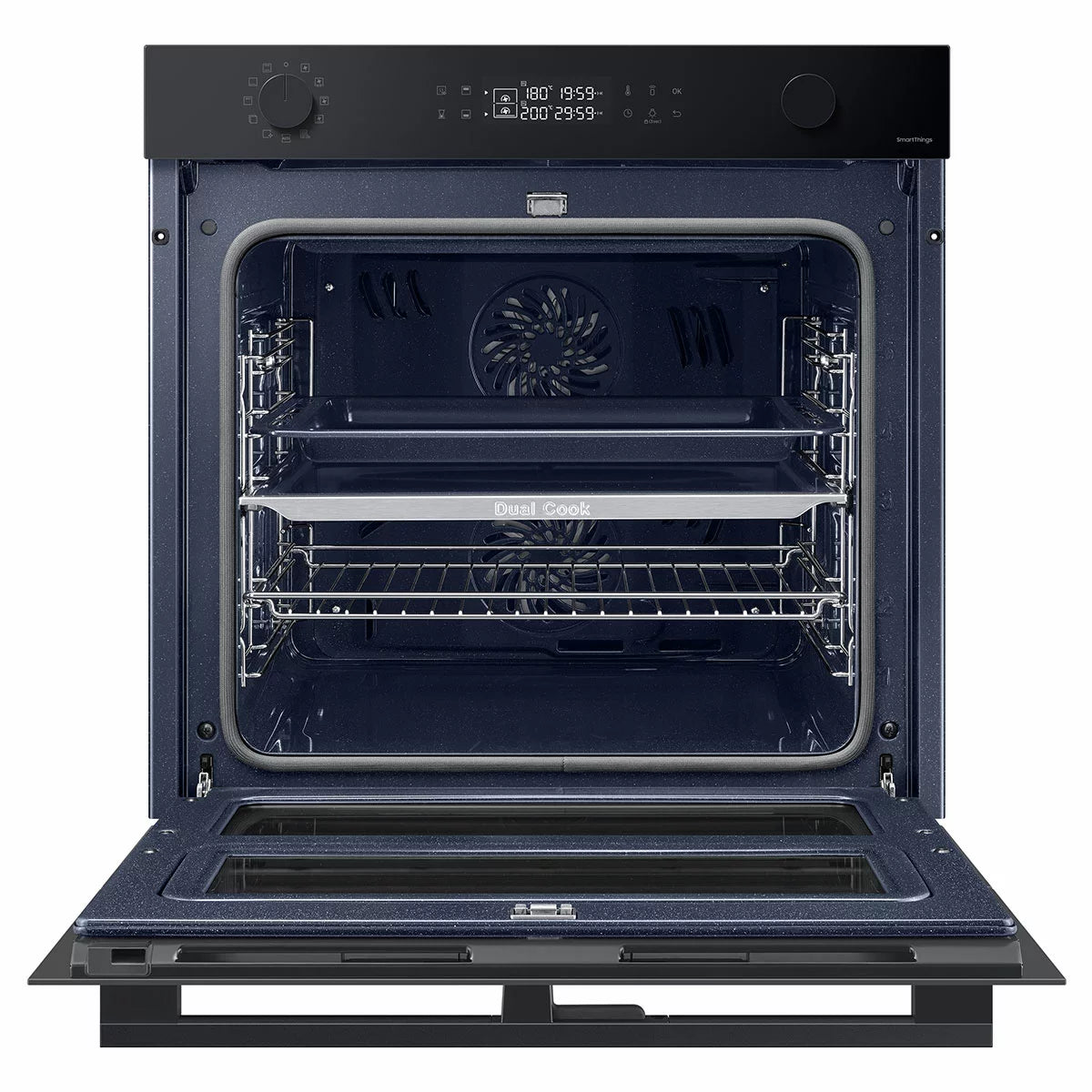 Samsung Series 4 Dual Cook Flex NV7B45305AK/U4 76L Smart Oven, A+ Rated in Clean