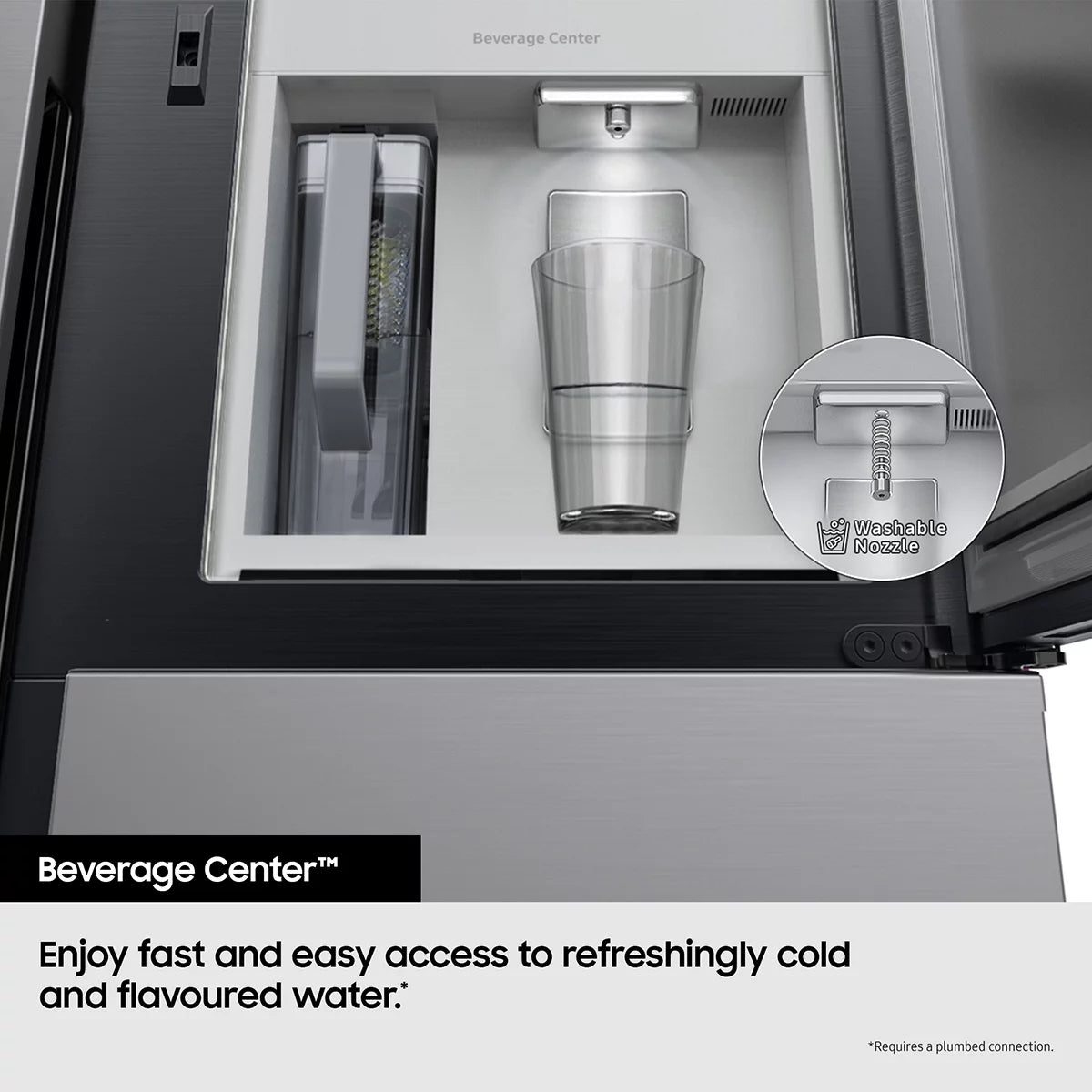 Samsung Series 9 SpaceMax RF65DG960EB1EU 646L Smart Multi Door Fridge Freezer