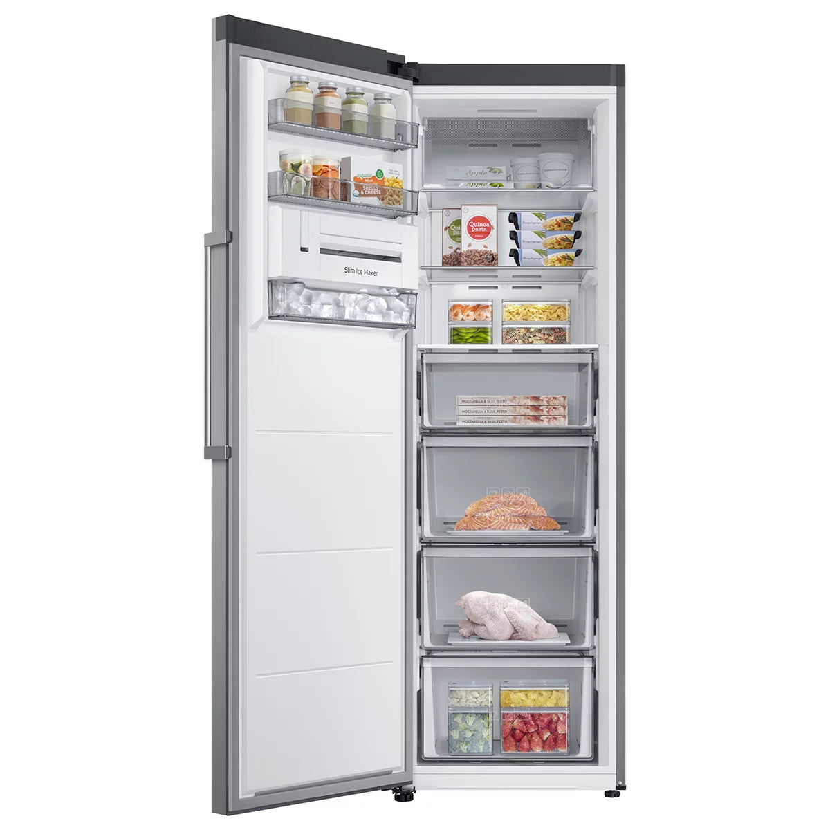 Samsung SpaceMax RZ32C7BDES9/EU 323L Smart Tall Freezer, E Rated in Refined Inox