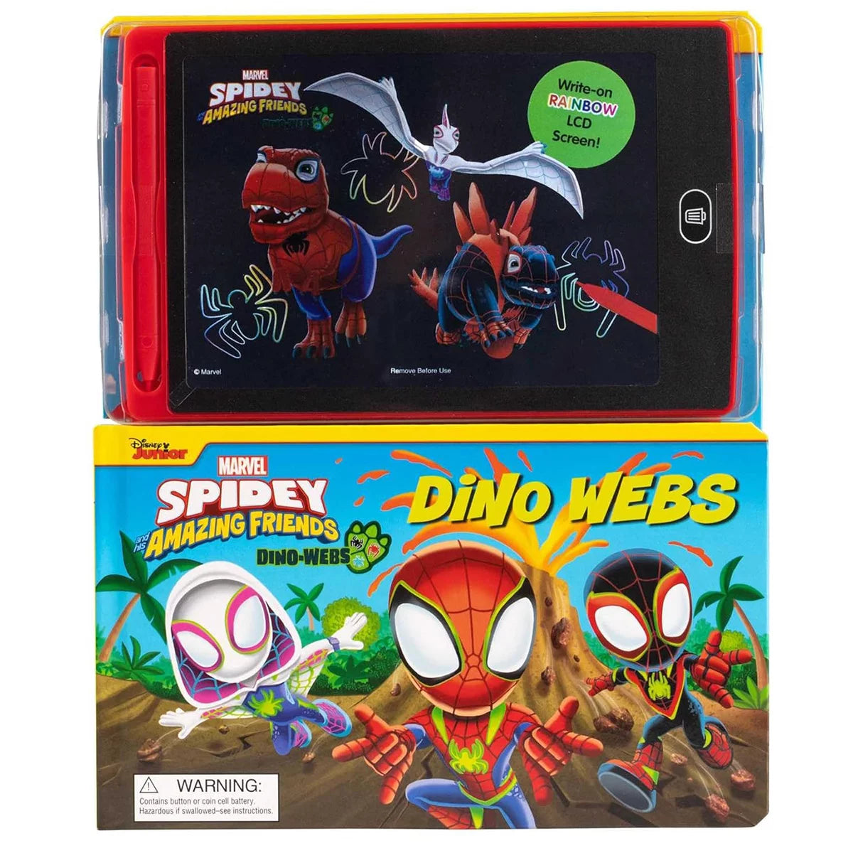 LCD Interactive Board Book in 4 Options: Disney Princess, Peppa Pig, Spidey