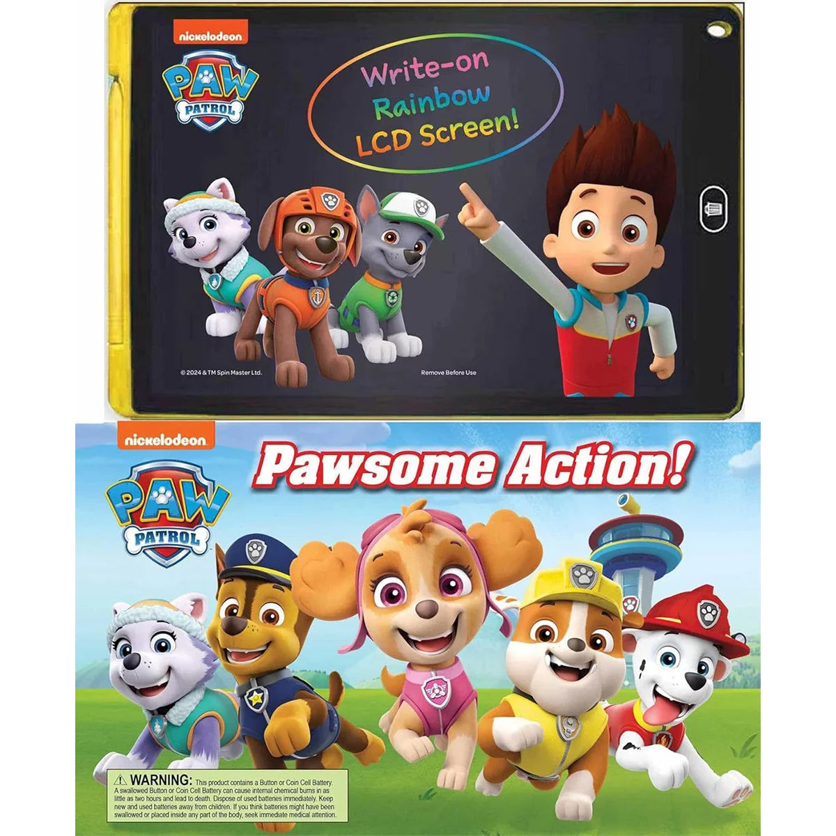 LCD Interactive Board Book in 4 Options: Disney Princess, Peppa Pig, Spidey