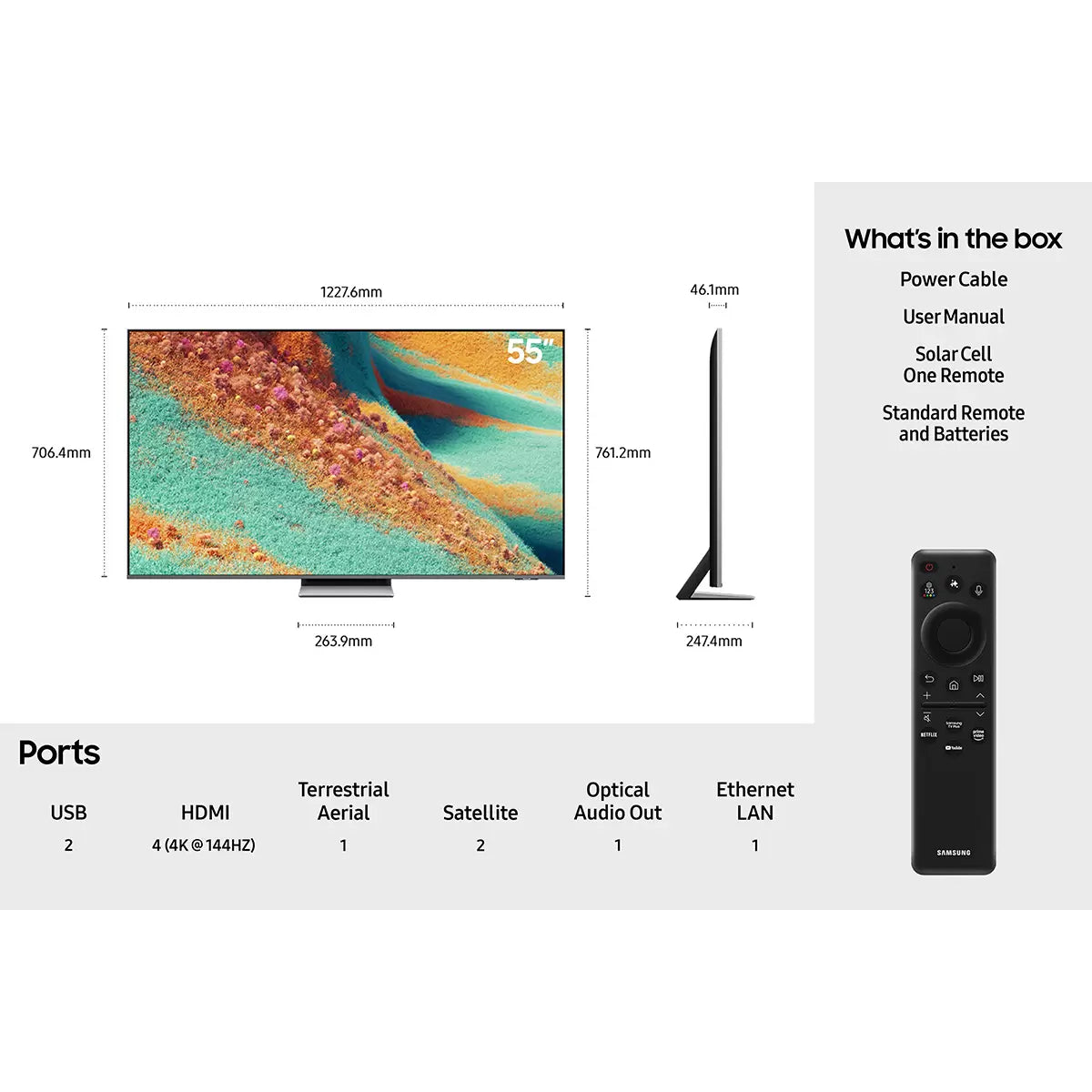 Samsung QE55QN85FAUXXU 55 Inch Neo QLED 4K Ultra HD Smart TV