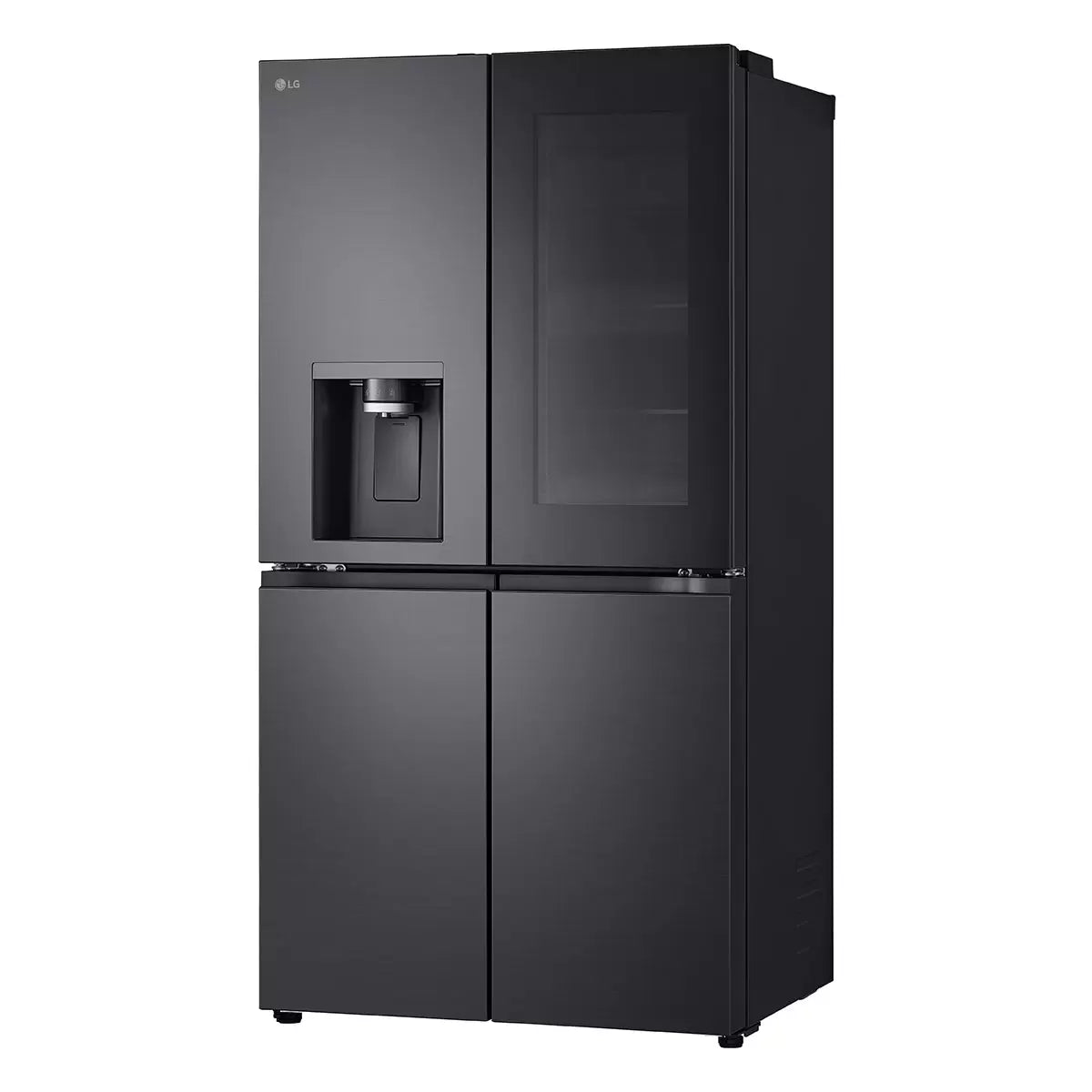 LG GMG96CRAFT Side By Side Fridge Freezer, E Rated, in Black Brushed Steel