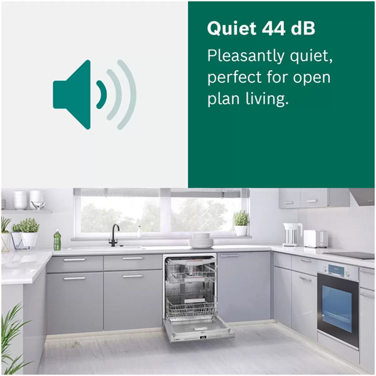 Bosch SMV6ZCX10G Fully Integrated, 14 Place Setting Dishwasher, B Rated