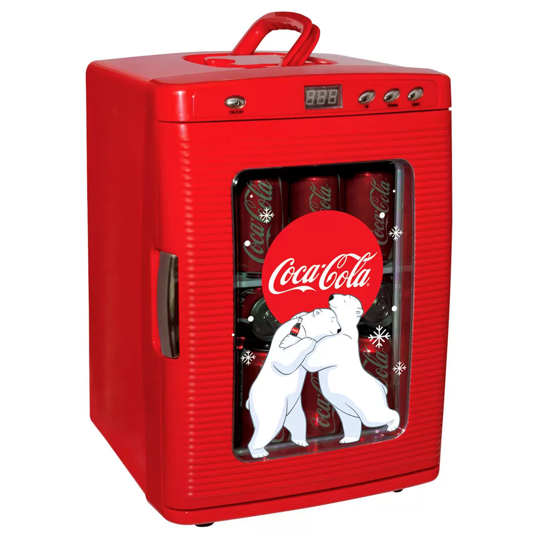 Coca-Cola Polar Bear Mini Fridge 25L Portable Cooler Warmer 28 Can