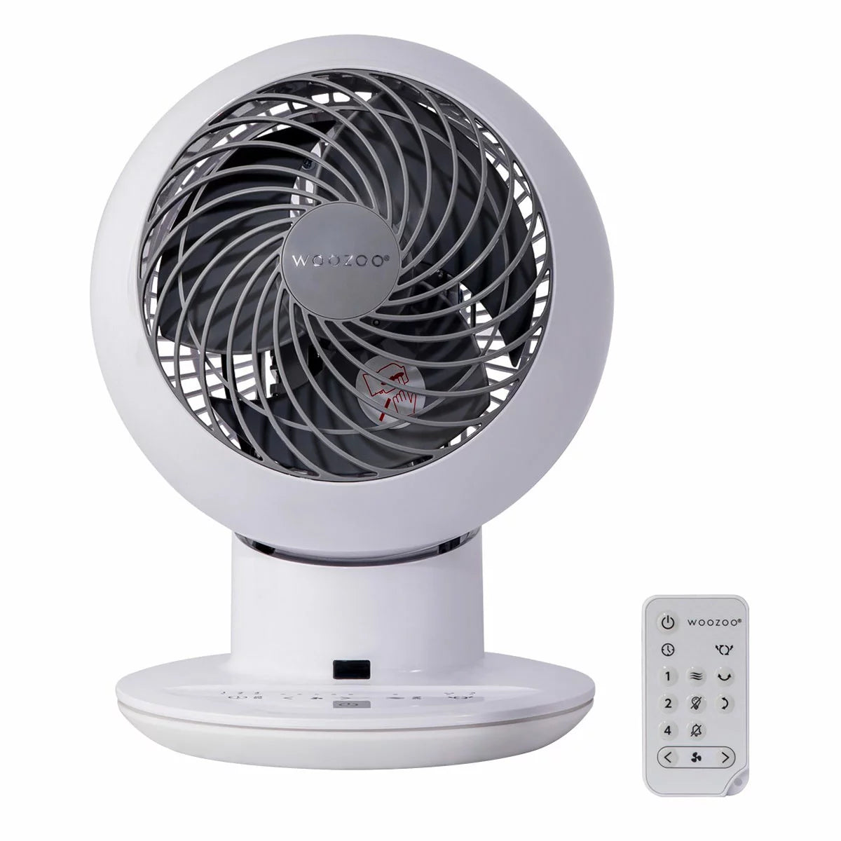 Iris Woozoo Air Circulator Fan With Remote, White