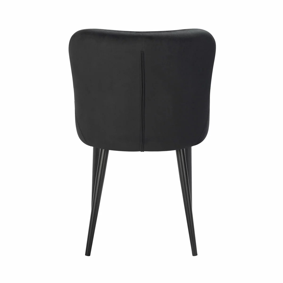 Indus Valley Kia Ceramic Extending Dining Table + 6 Black Chairs, Seats 6-8, view 6