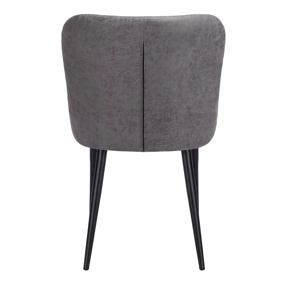 Indus Valley Henley Round Wooden Dining Table + 4 Grey Chairs
