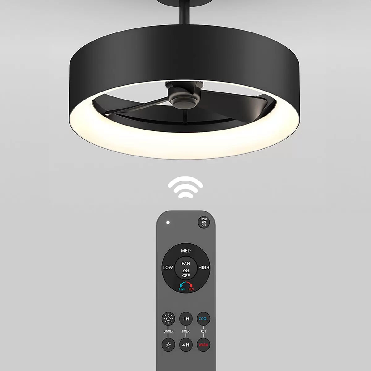 Artika Aiden 24" (61cm) Fan Light with Remote Control