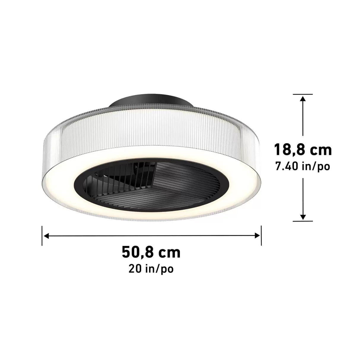 Artika Groove 20" (51cm) Fan Light with Remote Control
