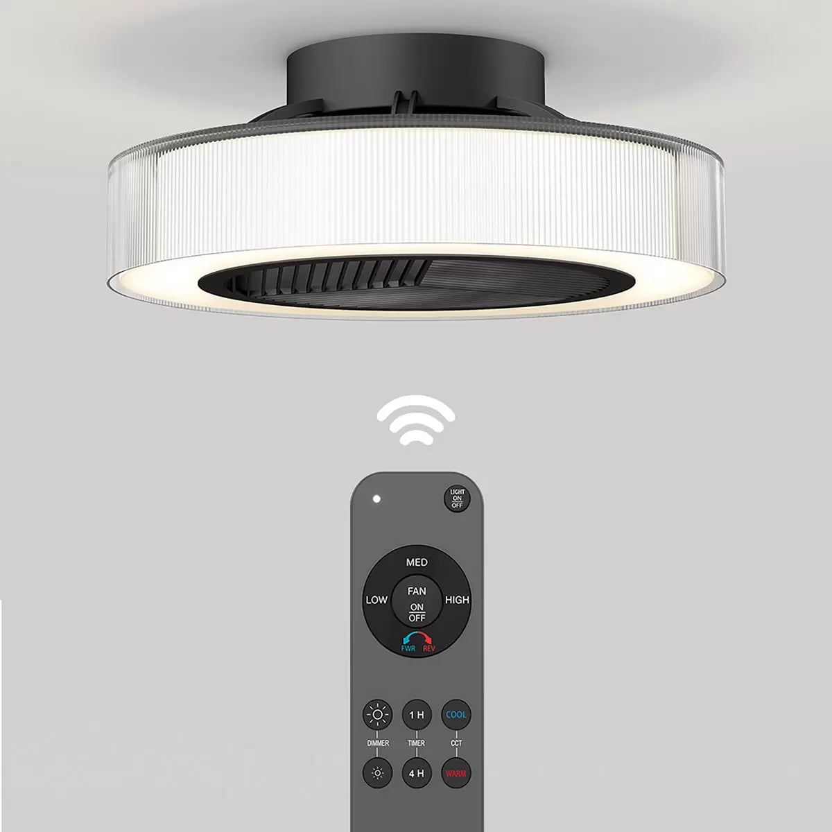 Artika Groove 20" (51cm) Fan Light with Remote Control