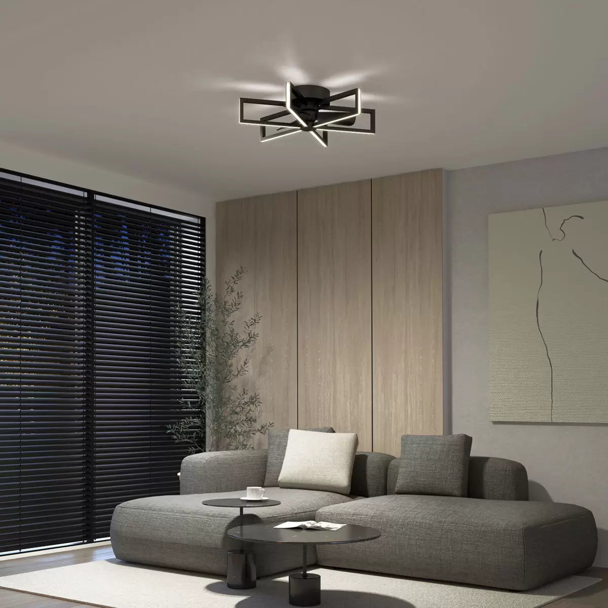 Artika Swirl 26" (66.5cm) Fan Light with Remote Control