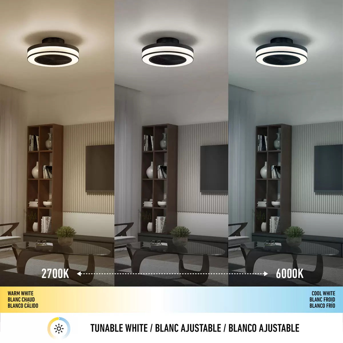 Artika Elton 19" (43cm) Fan Light with Remote Control