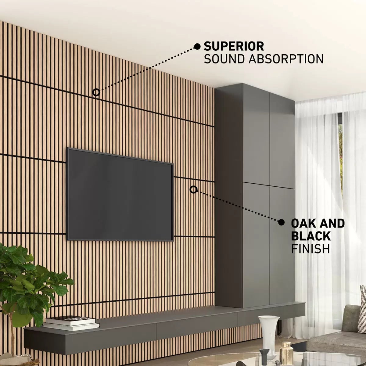Artika Sonolok Acoustic Wall Panel Set, 4 Pack, Available, view 9