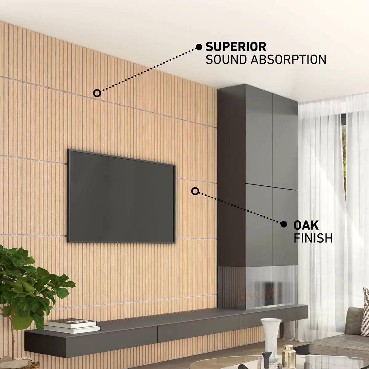Artika Sonolok Acoustic Wall Panel Set, 4 Pack, Available, view 16