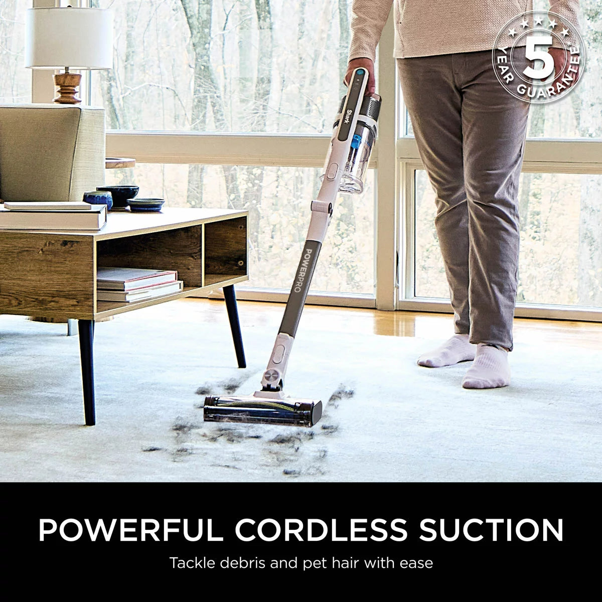 Shark PowerPro Pet Cordless Stick Vacuum, with Anti Hair Wrap & Floor Detect