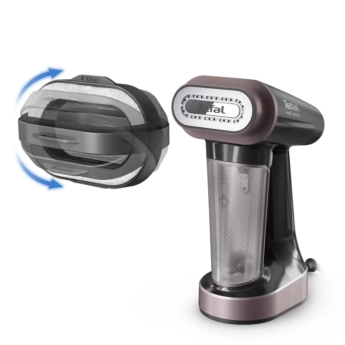 Tefal Pure Force 3-in-1 Garment Steamer, DT8765G0