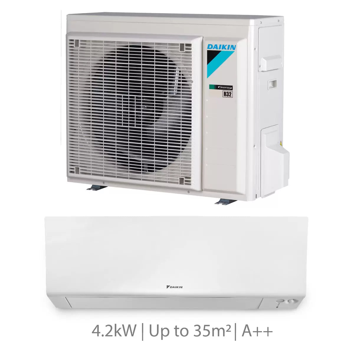 Installed Daikin Perfera Single Split Air Conditioning Unit for Domestic Use