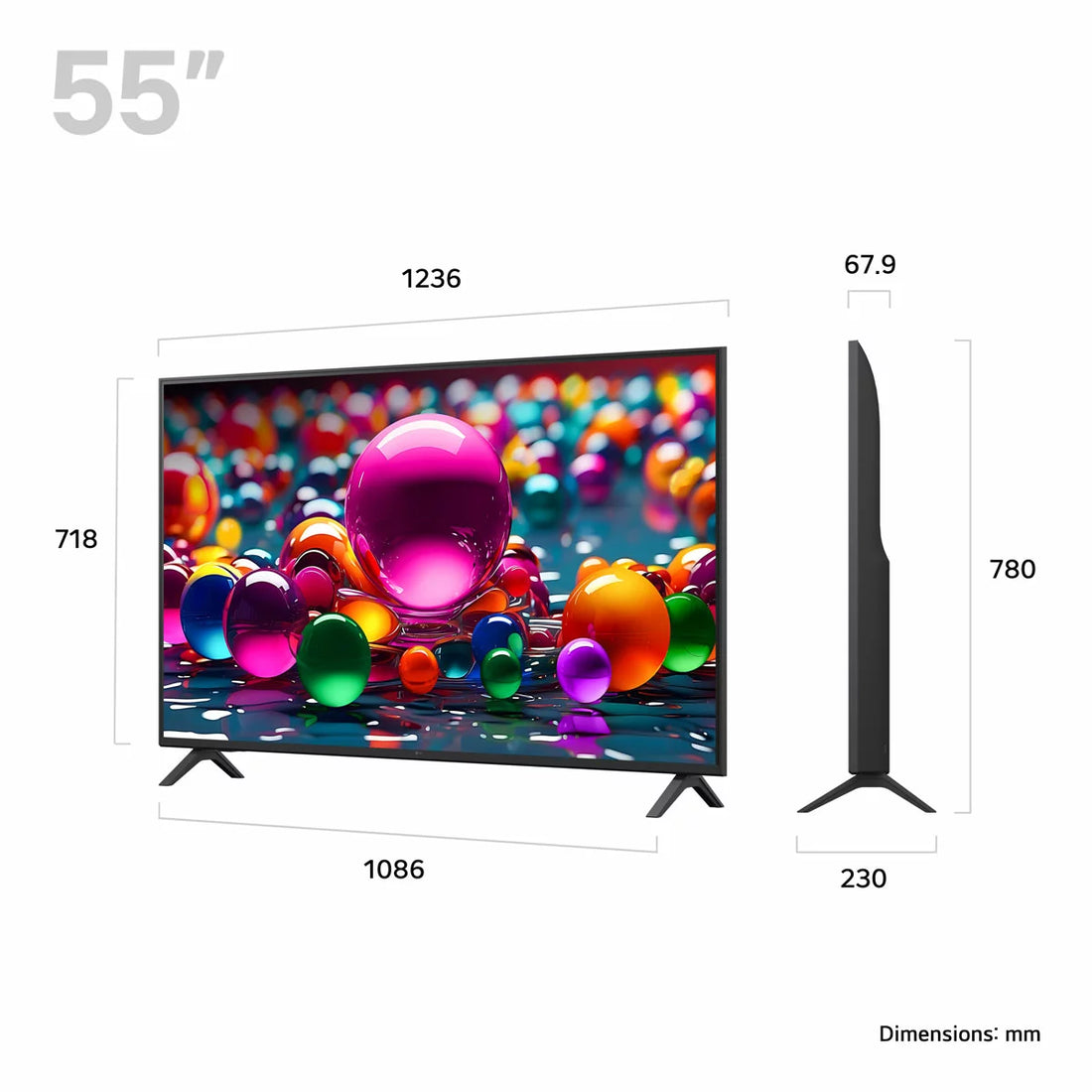 LG 55UA75006LA 55 Inch 4K Ultra HD Smart TV