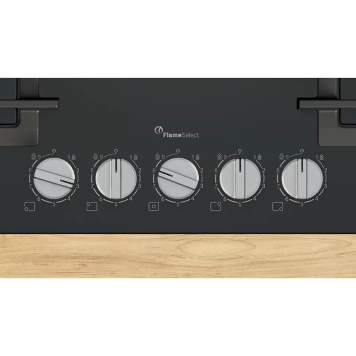 Bosch Series 6 PPQ7A6I40, Tempered Glass 75cm Gas Hob in Black