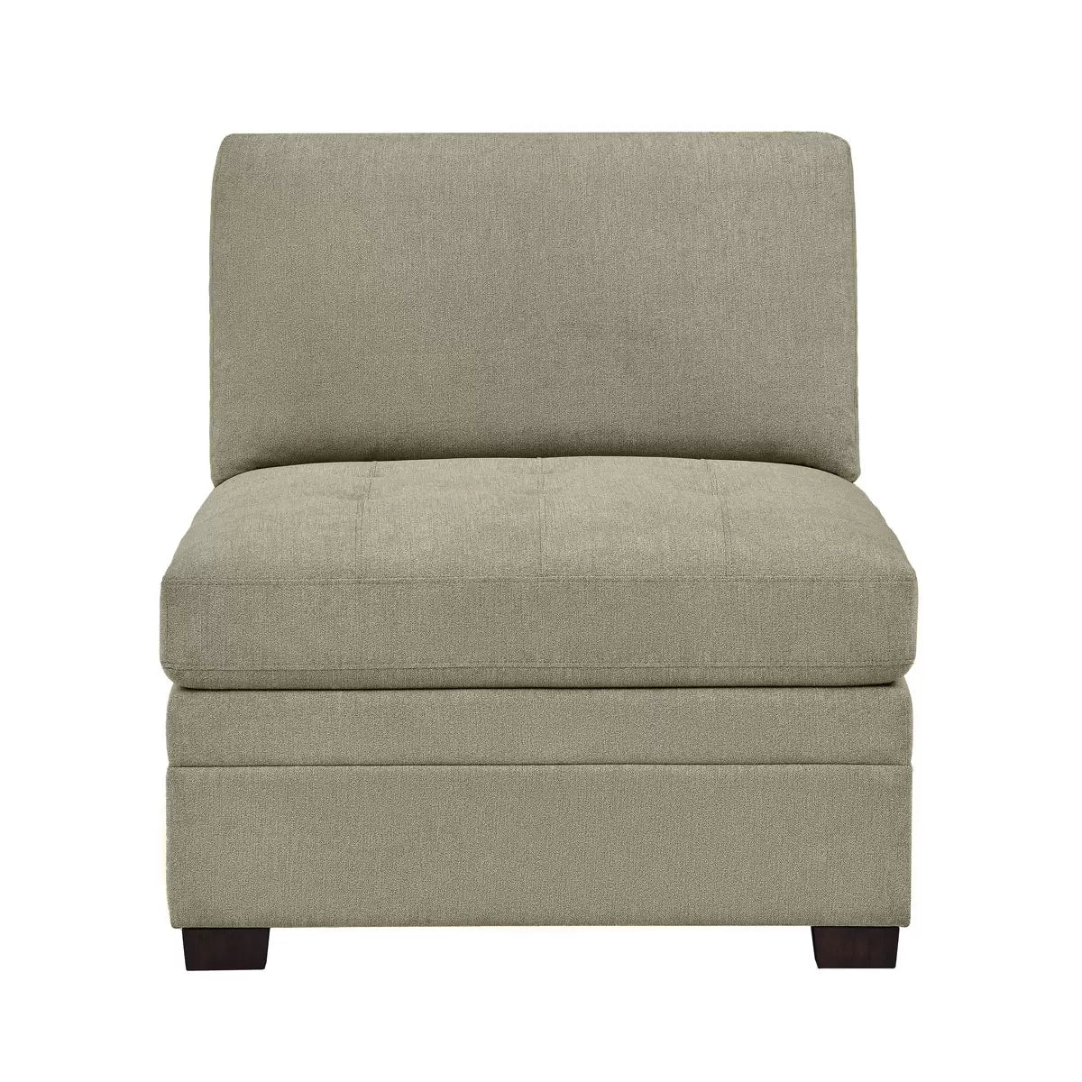 Thomasville Tisdale Beige Fabric Armless Chair
