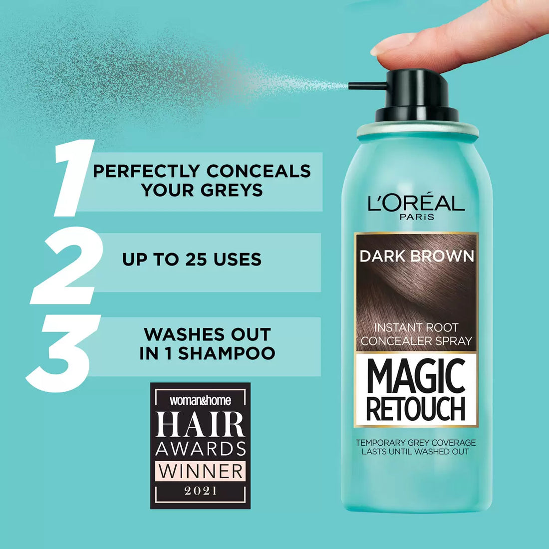 L'Oreal Paris Magic Retouch Root Touch Up Hair Spray - 3 Shades
