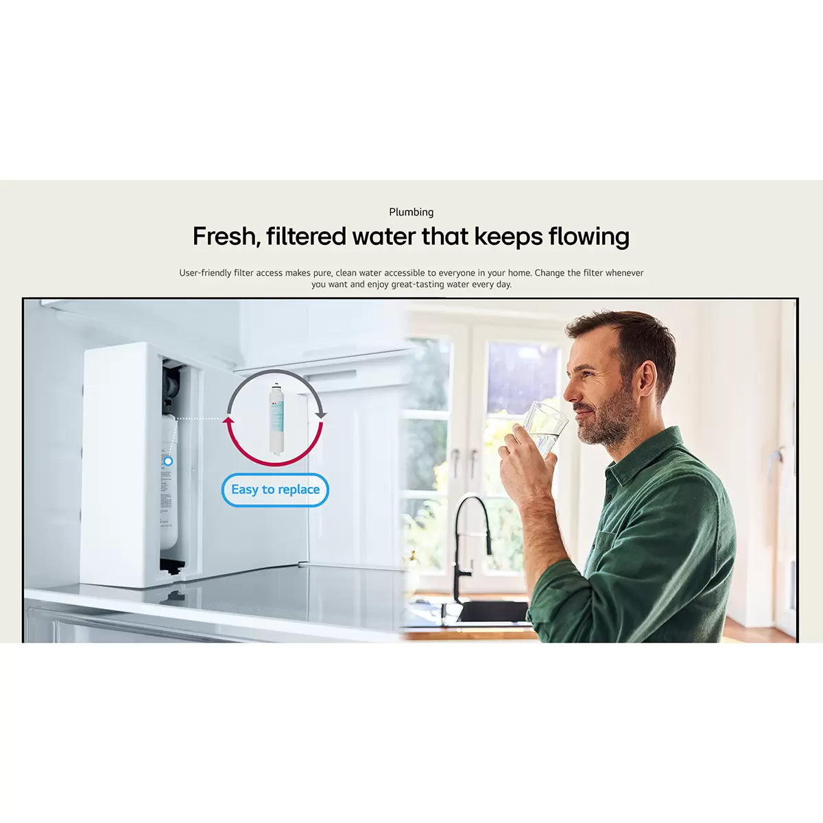 LG GSJC40EPPE Multidoor Fridge Freezer, E Rated in Black