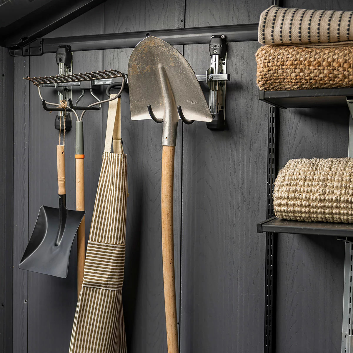 Keter 74cm Multi-Purpose Tool Hanger Accessory for Keter Sheds
